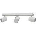 Oktaplex Bora Aluminium Spotbalken GU10 Dreh- & Schwenkbar 3-flammig Weiß