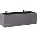Vivanno Blumenkasten Benno 62 cm x 22 cm x 22 cm Felsgrau