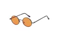 BEZLIT Eyewear Retrosonnenbrille Rund Form Designer Damen Sonnenbrille (1-St) mit orange, blau, hellrot, lila, grün und roten Linsen