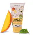 Jean & Len Hand- & Nagelcreme Mango & Avocado, vegane Pflegeformel mit Shea- und Kakaobutter, reichhaltige Pflege, fruchtiger Mango-Duft, vegane Handpflege, ohne Parabene & Silikone, 75 ml