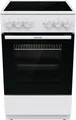 Gorenje GEC5A21WG Elektro-Standherd, 50cm breit, 74 L, Glaskeramikkochfeld, PerfectGrill, Restwärmeanzeige, weiß