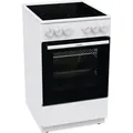 Gorenje GEC5A 21 WG Elektro-Standherd - freistehend - weiß - Glaskeramik-Kochfeld - 74 Liter - PerfectGrill - Pizzamodus 300°C - AquaClean - Weiß