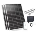 Sunshare Balkonkraftwerk Ray Lite 600 W mit Halterung - 3×200W Module, 200 W, Monokristallin N‑Typ TOPCon, (2-St., 600 W Balkonkraftwerk mit Mikro‑WR, WLAN und Halterungen), Effizient, schwachlichtstark, kompakt, modular bis 1200 W erweiterbar