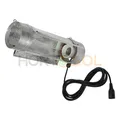 Cooltube Reflektor 125mm x 400mm + 4m Kabel mit IEC Stecker für E40 HPS MH - 125