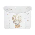 Ceba Baby® weiche Wickelauflage 75x72 cm - Baby Wickelunterlage - Wickeltischauflage für Junge und Mädchen - Wasserdicht, abwaschbar - OEKO-TEX® Standard 100 - Made in EU - Elefant im Ballon