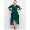 Sheego Etuikleid Abendkleid grün 58
