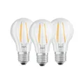 3 x Osram LED Filament Birnenform A60 8W = 75W E27 klar 840 neutralweiß 4000K