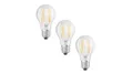 Osram LED Base Classic A 75 Filament, 7,5 W, 1055 lm, E27, kaltweiß, klar, 3er-P