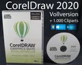 Corel Draw Graphics Suite SE 2020 Vollversion Box + DVD, Cliparts, Schritfen NEU