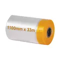 Goldband - Masker Abdeckfolie mit Klebeband 1100 mm x 33 m