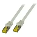 EFB RJ45 Patchkabel S/FTP,Cat.6A,LSZH,Cat.7 Rohk.,15m,grau