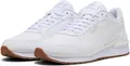 Puma Echtleder Sneaker ST Runner v4 L PUMA White-Glacial Gray-Gum, Uni , Herren:40 EU