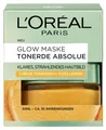 (116,50€/L) L'Oréal Paris Maske Tonerde Absolue Glow Yuzu Lemon, 6 x 50 ml