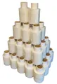 40 x Mini Stretchfolie 10 cm Rollen 23 my + Abroller (transparent)