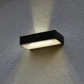 Eco-Light Fadi LED-Solar-Außenwandleuchte Außenwandlampe Flutlicht schwarz 920