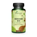 Bio Hericium Erinaceus Kapseln Vegavero | 50% Polysaccharide | 500 mg organic Löwenmähne Pilz Extrakt – entspricht mind. 7500 mg Hericium Pulver | Laborgeprüft | Ohne Zusätze | 60 Stück | Vegan