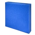 JBL 62566 Mehrweg-Schaumstoff für Aquarienfilter gegen alle Wassertrübungen, Filterschaum blau grob