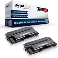 2X Print-Klex Tonerkartuschen kompatibel für Dell 2335 2335dn 593-10330 CR963 59310330 CR-963 593-10329 59310329 HX756 Black Schwarz - Office Pro Serie