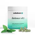 odaban® Balance Anti-Schwitz Kapseln - Natürliche Unterstützung gegen Schwitzen - Mit Salbei, Zink & Vitamin B & Kupfer-Chlorophyll-Komplex - Vegan & Hochdosiert - 60 Kapseln (1 Monat)
