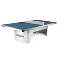 CORNILLEAU Campus 510 - Outdoor Tischtennisplatte - Robuste, Wetterfeste und Stoßfeste Tisch für Garten, Schulen, Parks, Campingplätze - Hervorragender Ballsprung Dank 7 mm Melaminharzplatte - Blau