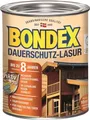 Bondex Dauerschutz Lasur 750 ml, weiß Holzlasur Schutzlasur Holzschutz Aussen