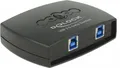 Delock USB 3.0 Sharing Switch 2 - 1 - USB-Umschalter für die gemeinsame Nutzung von Peripheriegeräten - 2 x SuperSpeed USB 3.0 - Desktop