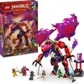 LEGO NINJAGO Chaosdrache Donnerzahn - Spielzeug mit 6 Ninja Minifiguren - Rollenspiel Bauset für Jungen und Mädchen ab 8 Jahren - Geschenke für ... - Bunt