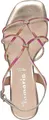 Tamaris Damen Sandalette Strass Karree Metallic Optik 1-28236-42, Größe:38 EU, Farbe:Rosa