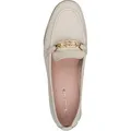 Tamaris Damen Leder Slipper glänzende Spange 1-24622-46, Größe:40 EU, Farbe:Beige - Beige - 40