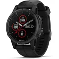 Garmin Fēnix, 5S Plus, Sportuhr, Bluetooth, 240 x 240 Pixel, schwarz