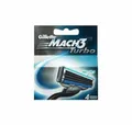 Gillette Rasierklingen Mach3 Turbo Nachfüllung 4 Einheiten