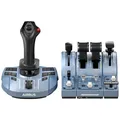 Thrustmaster TCA Captain X Airbus Edition Flugsimulator-Joystick Kopfhörer (3.5 mm Klinke), USB-A, USB-C PC, Xbox One, Xbox Series S, Xbox Series X Blau inkl.