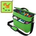 Set Toniebox Tasche + Toniebox Schutzfolie viel Platz für Tonies (grün)