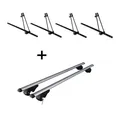 4x Fahrradträger ORION+Dachträger Rio 120 für Skoda Roomster 5J ab '06