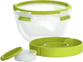 EMSA 518097 Clip & Go Salatbox Transparent/Grün