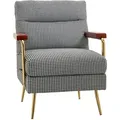 Homcom Ohrensessel,, Mehrfarbig, Kunststoff, 81.5x87.5x72 cm, Wohnzimmer, Sessel, Polstersessel
