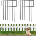 10 Stück Garten Tierbarriere Zaun, rostfreies Metall, AntiDoggie Graben Garte...