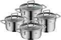 Silit Extra Cook Mini Kochgeschirr-Set 4-teilig | Crominox®-Edelstahl 18/10, Gla