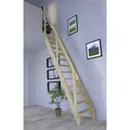 STARWOOD Raumspartreppe "2000/3000", Fichtenholz, 12 Stufen, max. Geschosshöhe 279,5 cm - braun