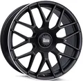 MAM GT1 matt black lip red 8x18 ET45 - LK5/100 ML66.6 Alufelge schwarz