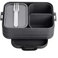 Mepal - Lunchbox Take A break midi - Brotdose mit Fächern - Geeignet fur bis zu 4 butterbrote - 900 ml - Nordic black