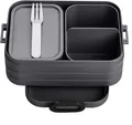 Mepal Lunchbox Take A Break Midi Brotdose mit Fächern 900ml Nordic Black