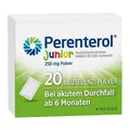 Perenterol Junior 250 mg bei akutem Durchfall & zur Vorbeugung Pulver 20 St
