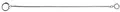 Herbertz Schlangenkette mit Ring Messer, grau, M