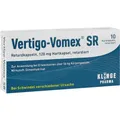 VERTIGO-VOMEX SR Retardkapseln 10 St. PZN 00278008