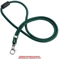 10 DURABLE Textilband rPET mit Karabiner, Länge: 460 mm, grün