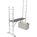 Krause Gerüst CORDA, 082107, Arbeitshöhe 3m, Leitergerüst mit Treppenfunktion