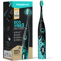 happybrush Schallzahnbürste Vibe 3 Black-Mint, schwarz