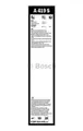 BOSCH 3 397 014 419 Wischerblatt für Skoda, VW