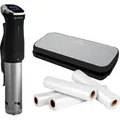 Champion Sous Vide Verpackung im Vakuumierer Frisch & 4 Rollen (CHPAKET-SV310-VF210)